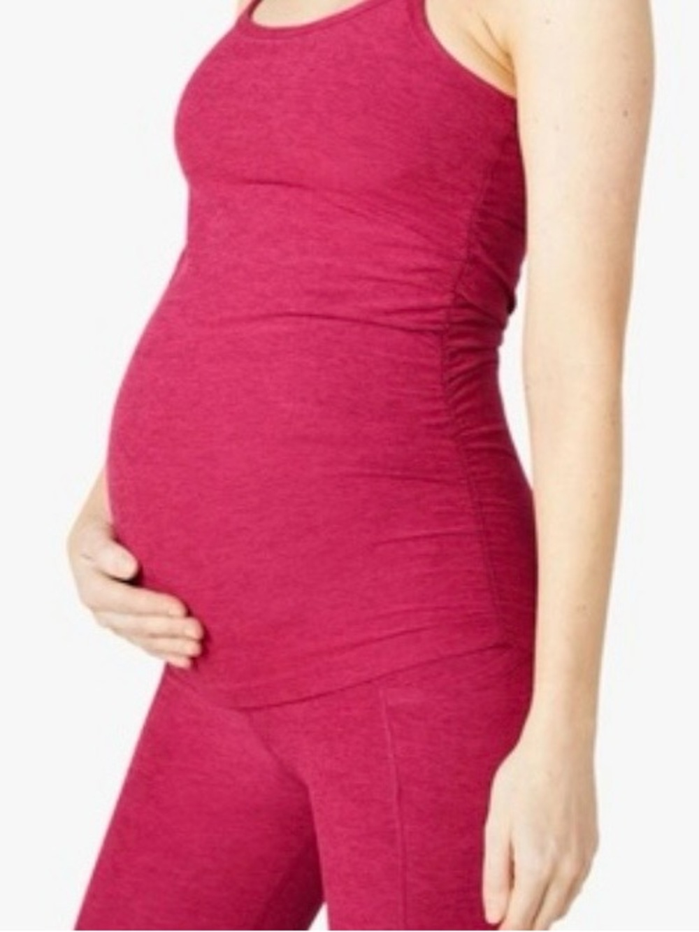 beyond yoga beyond the bump spacedye maternity nursing tank